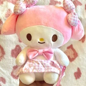 My Melody Plaid Dress Plushie!